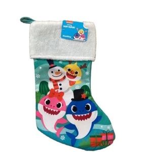 Pinkfong Baby Shark Christmas Stocking by Ruz 14.5 New Xmas holiday kids new
